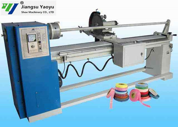 Simple Structure Fabric Roll Cutter Slitting Machine For Bags Shoes Clothing Accessories
