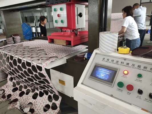 Sandpaper Hydraulic Press Die Cutting Machine For Felt Disc